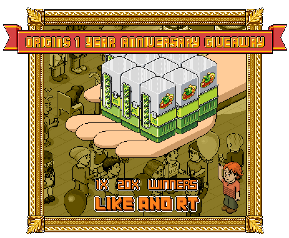 Tee_habbo's tweet image. 🎁🍹Weekly Rare Giveaway🍹🎁
🎉20 winners! All winners announced Thursday🎉

Rules:✍️
1⃣ Follow: @Tee_habbo 
2⃣ Like &amp;amp; Retweet - By June 12th

GL ALL♥️@HabboOrigins #HabboHotelOrigins