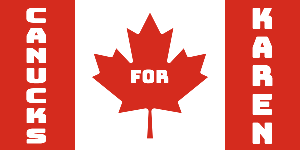 PJM75TWEETS's tweet image. CANUCKS FOR KAREN  #FreeKarenRead