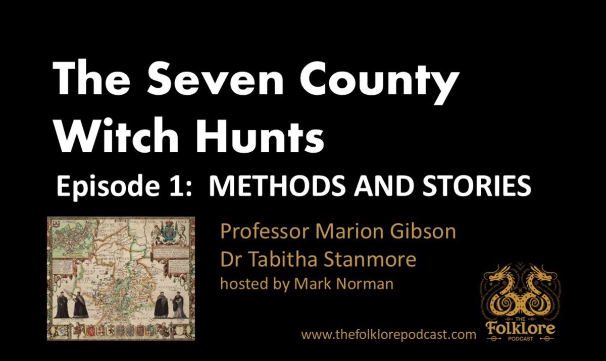 Professor Marion Gibson (@witchesetc) on Twitter photo Witchy history podcast! First in a 6-part series on the England’s Mass Witch Hunt research project, in collaboration with <a href="/folklorepod/">The Folklore Podcast</a> Link here to listen for free: thefolklorepodcast.com/seven-county-w…
With <a href="/MagicNotWitches/">Dr Tabitha Stanmore</a> <a href="/LeverhulmeTrust/">The Leverhulme Trust</a> <a href="/UniofExeter/">University of Exeter</a> Witchy history podcast! First in a 6-part series on the England’s Mass Witch Hunt research project, in collaboration with <a href="/folklorepod/">The Folklore Podcast</a> Link here to listen for free: thefolklorepodcast.com/seven-county-w…
With <a href="/MagicNotWitches/">Dr Tabitha Stanmore</a> <a href="/LeverhulmeTrust/">The Leverhulme Trust</a> <a href="/UniofExeter/">University of Exeter</a>