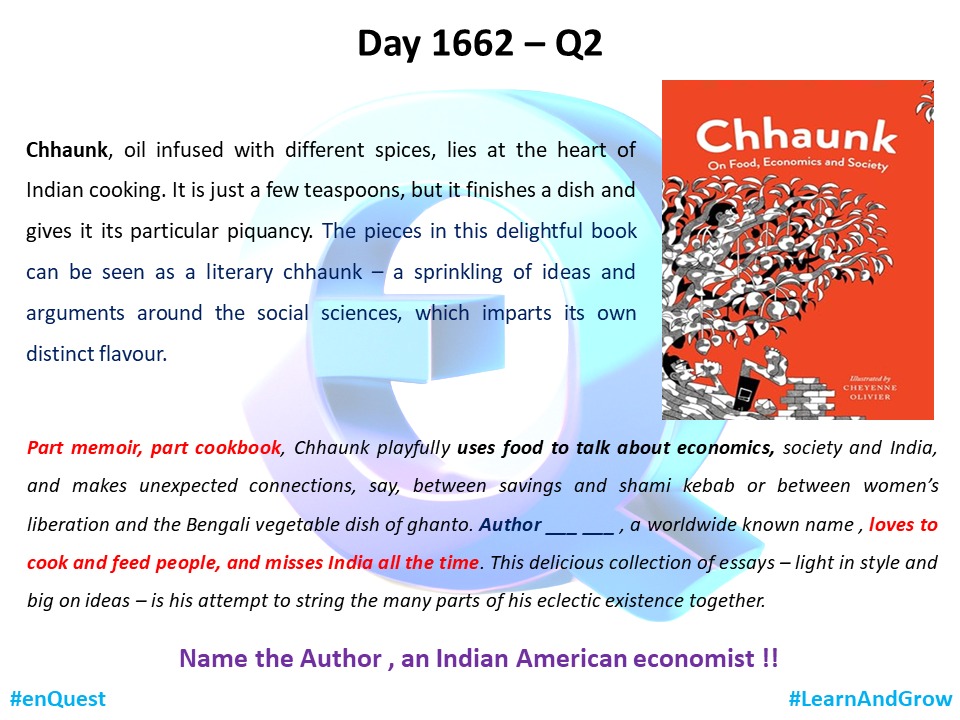 Day 1662 - Q2

#enQuest

#LearnAndGrow