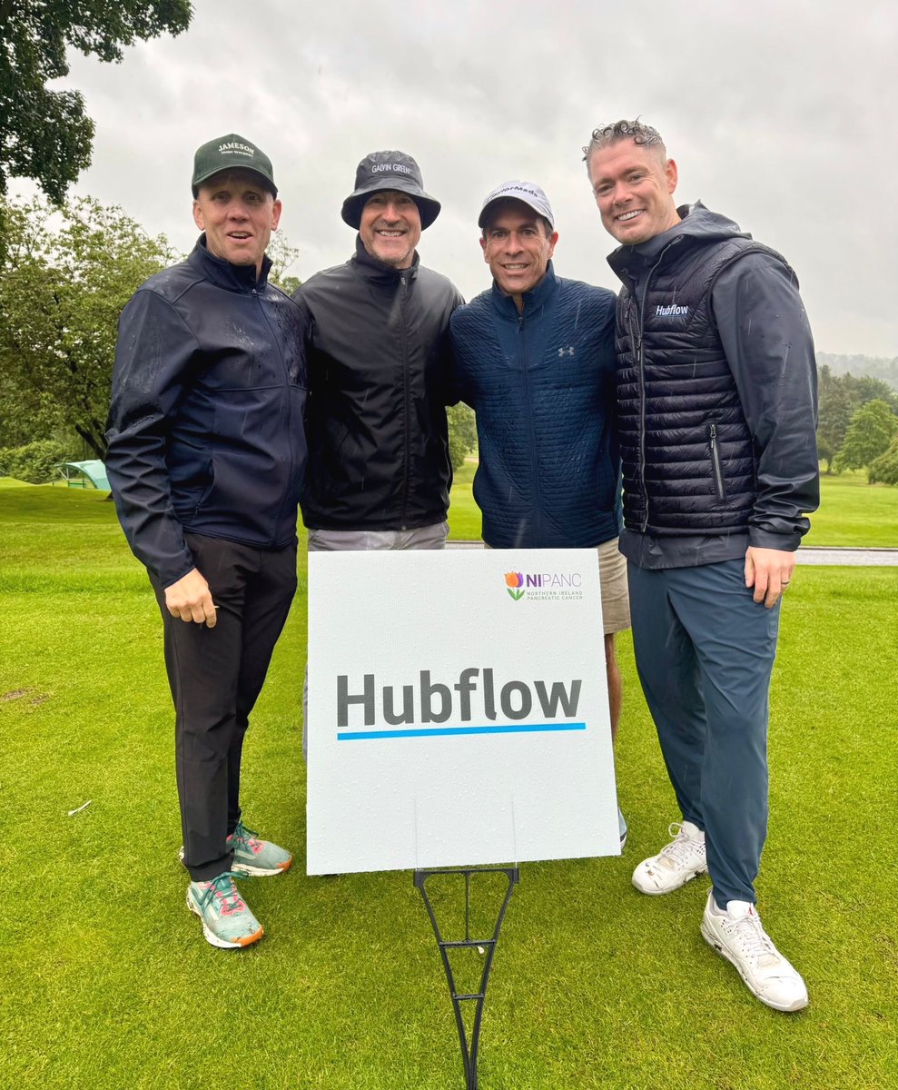 Team Hubflow at the NIPANC golf fundraiser hosted at Malone Golf Club ⛳️

Rainy or dry conditions (mostly rainy! ☔) it was a fantastic day out for a great cause. 🤝

We’d like to thank the organisers and sponsors for having us at another great event! ✨

#Hubflow #CharityEvent