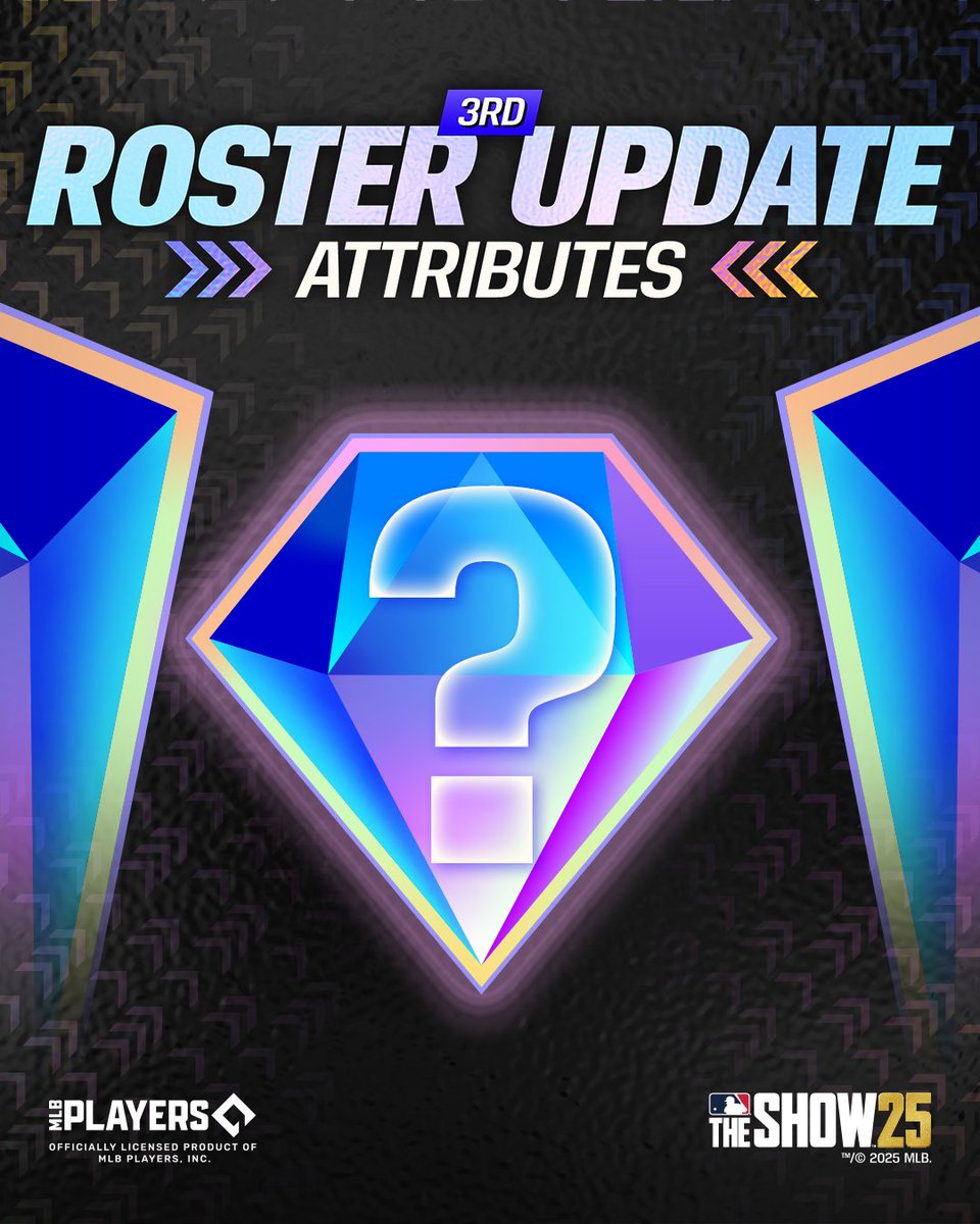 The next Attributes Update hits Friday!

Who’s going up to 💎 in #MLBTheShow 25!

Drop your guesses 👇
