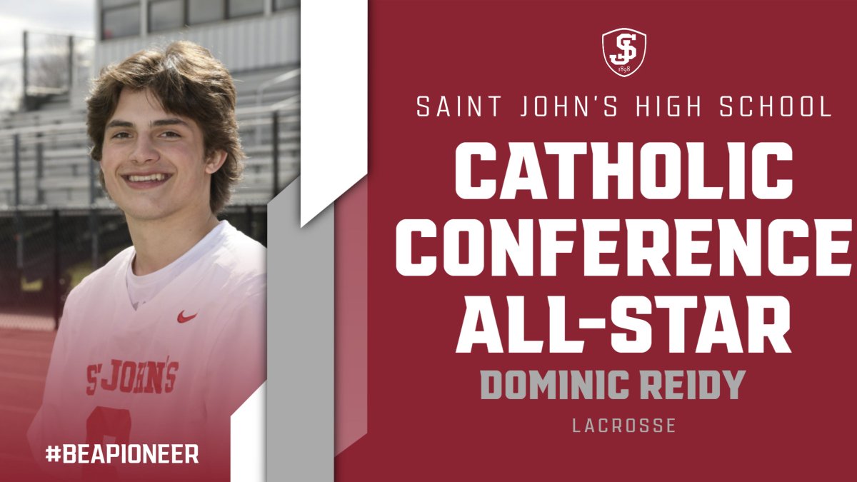 Saint John's HS Athletics (@sjhs_pioneersad) on Twitter photo Congratulations to Dominic Reidy on his selection as a Catholic Conference All-Star for Lacrosse
<a href="/SJHSLacrosse/">Saint John's Lax</a> Congratulations to Dominic Reidy on his selection as a Catholic Conference All-Star for Lacrosse
<a href="/SJHSLacrosse/">Saint John's Lax</a>