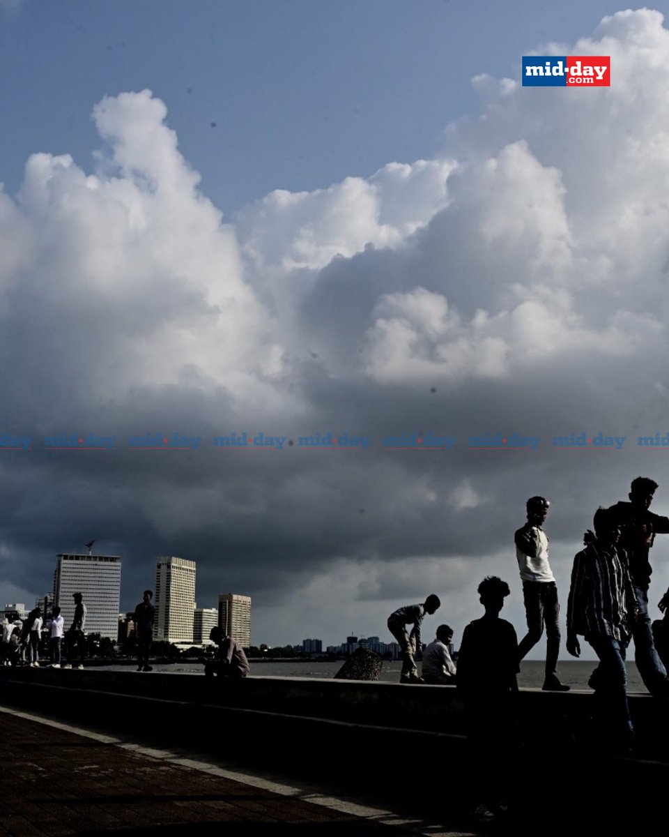 Mid Day (@mid_day) on Twitter photo Monsoon clouds gather over Mumbai's Marine Drive, signaling the arrival of the rainy season.
PC: <a href="/khanshadab1982/">Shadab Khan</a>
#MumbaiMonsoon #MarineDrive #MumbaiWeather Monsoon clouds gather over Mumbai's Marine Drive, signaling the arrival of the rainy season.
PC: <a href="/khanshadab1982/">Shadab Khan</a>
#MumbaiMonsoon #MarineDrive #MumbaiWeather