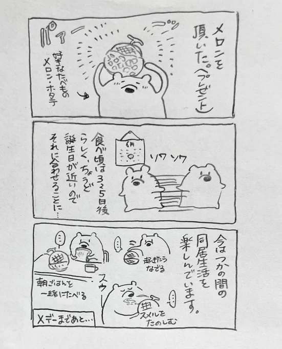 メロンと部屋とわたし 