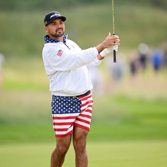Jason Day repping the US for the Open this week.

The Australian is making moves.