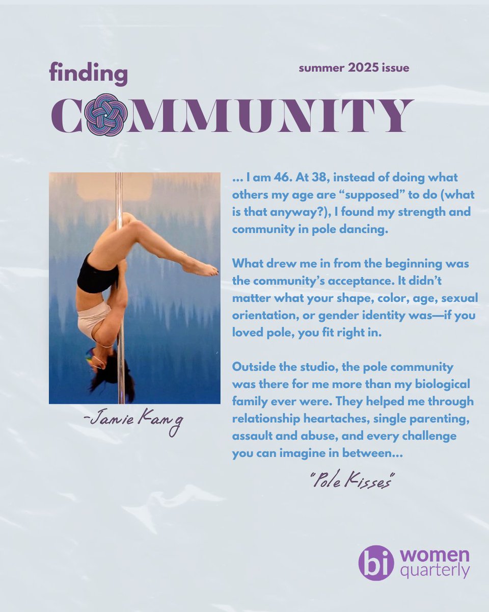 Read the entire piece on our site! 🔮💗

About the author: Janie Kang (she/her pronouns) lives in the Pacific Northwest region of the U.S. When she doesn’t have her nose in a book, you can find her hanging upside down wherever a pole is available.