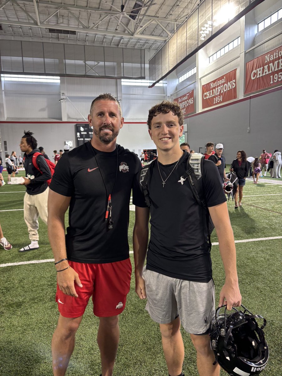 tylerrappach's tweet image. I had a great time competing at the @OhioStateFB camp yesterday.. It was a unique experience with incredible talent everywhere. I learned a lot about myself and what it takes to play at that level. @ryandaytime @brianhartline @CoachFess @TylerBowen @Mark__Porter @CANFIELDFOOTBAL