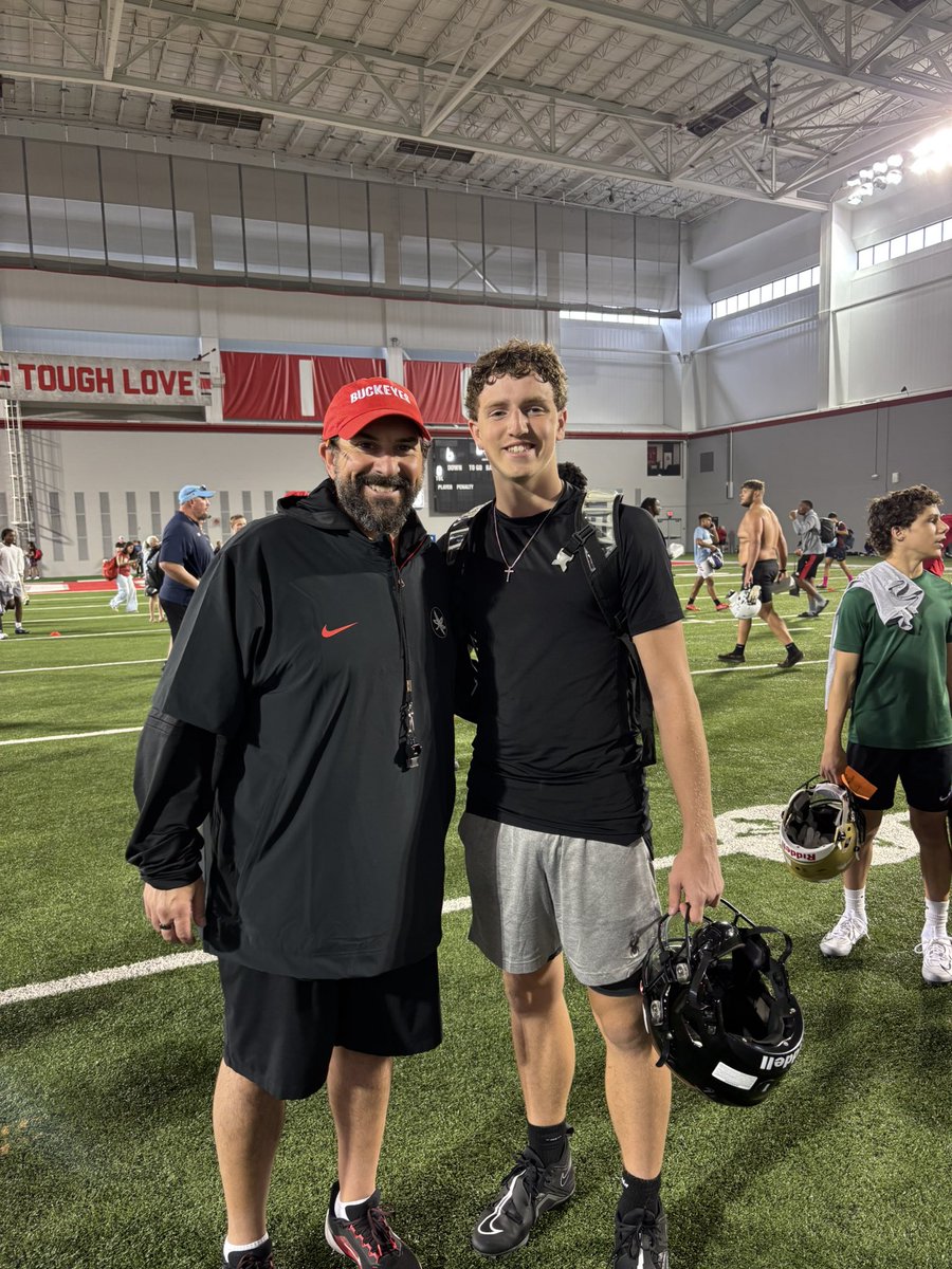 tylerrappach's tweet image. I had a great time competing at the @OhioStateFB camp yesterday.. It was a unique experience with incredible talent everywhere. I learned a lot about myself and what it takes to play at that level. @ryandaytime @brianhartline @CoachFess @TylerBowen @Mark__Porter @CANFIELDFOOTBAL