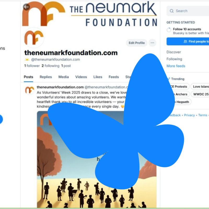 🚀 We’re now on Bluesky!
Follow @theneumarkfoundation.com for heartwarming stories, and real-deal impact for kids and young people across North Wales.
Hop on board 👉 vist.ly/3n6idu7