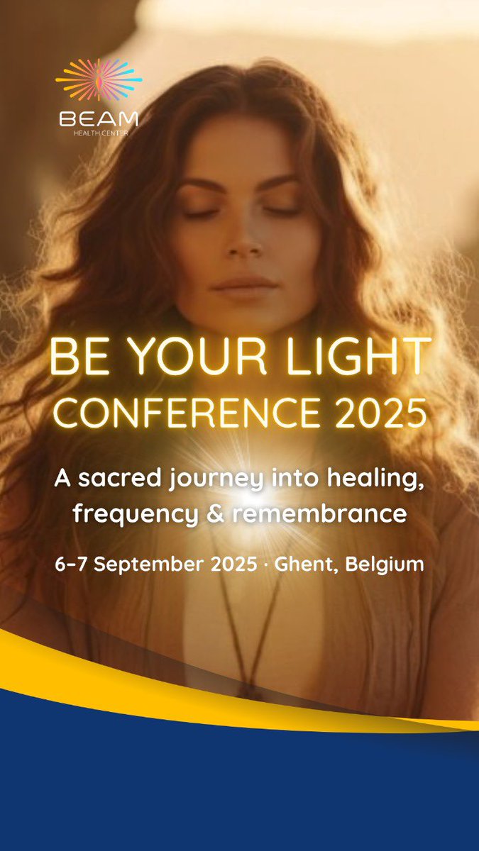 Op 6 &amp; 7 september 2025 nodig ik je uit voor BE YOUR LIGHT
De eerste Europese conferentie voor holistische gezondheid, frequentie en bewustzijn.

Voor info en tickets

beyourlight.be/nl/

Graag tot dan .

Warme groet 

Christophe