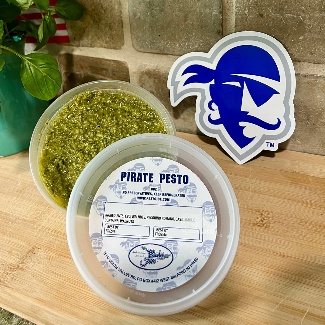 onwardsetonia_'s tweet photo. Pirate Pesto is now available online!  Help support SHU student-athletes and alumna owned small business. 
https://t.co/eQ3fasz67K https://t.co/QIyGiX5F0l
