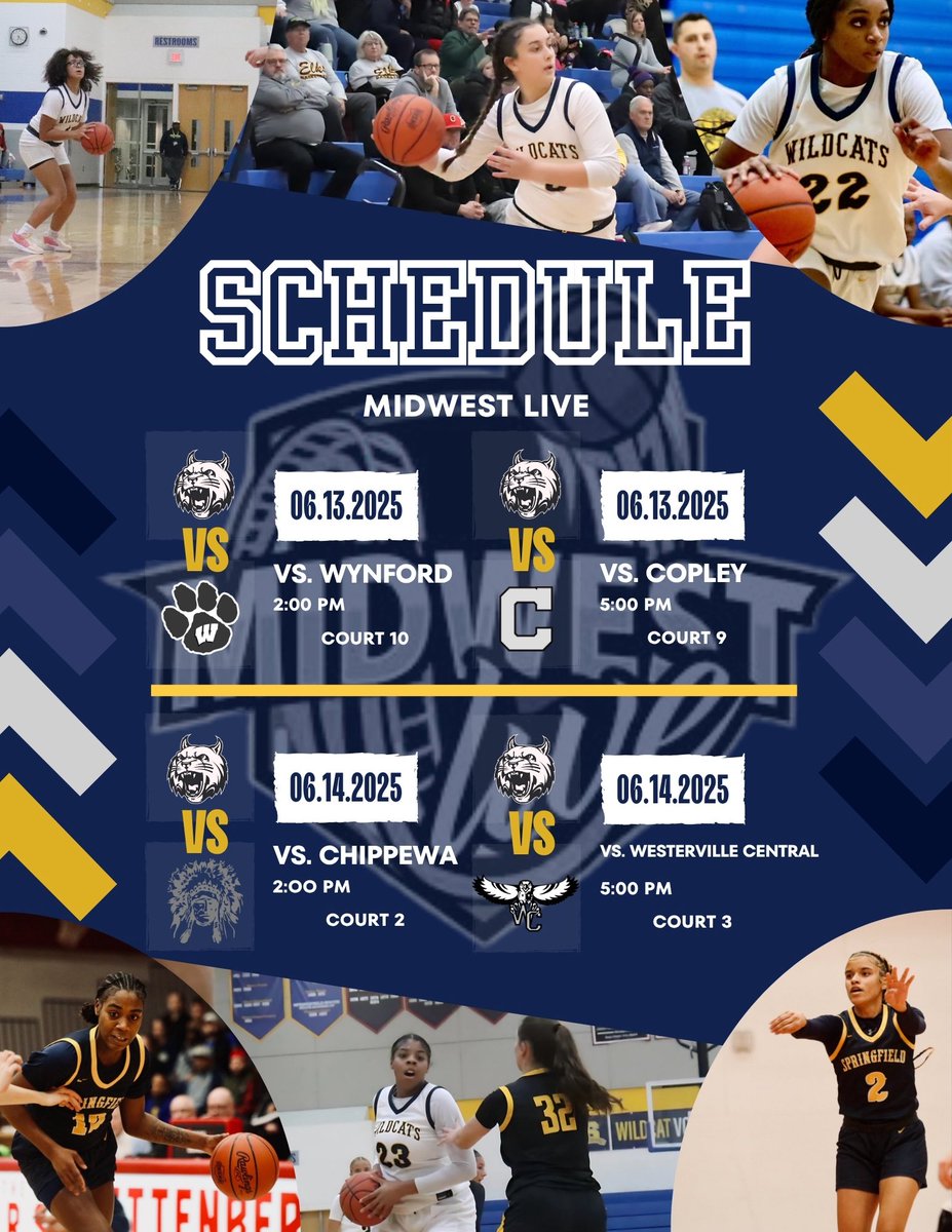 Brooks Russell (@btrussell12) on Twitter photo Looking forward to playing in “Midwest Live at Cedar Point” on Thursday and Friday. Such a well run event with great competition! Schedule for the Lady Wildcats attached below! <a href="/scsdohCATS/">SCSD AD</a> <a href="/ohioBKcoaches/">OHSBCA</a> <a href="/District9BBall/">District 9 Basketball Coaches Association</a> <a href="/CPSportsCenter/">Cedar Point Sports Center</a> Looking forward to playing in “Midwest Live at Cedar Point” on Thursday and Friday. Such a well run event with great competition! Schedule for the Lady Wildcats attached below! <a href="/scsdohCATS/">SCSD AD</a> <a href="/ohioBKcoaches/">OHSBCA</a> <a href="/District9BBall/">District 9 Basketball Coaches Association</a> <a href="/CPSportsCenter/">Cedar Point Sports Center</a>