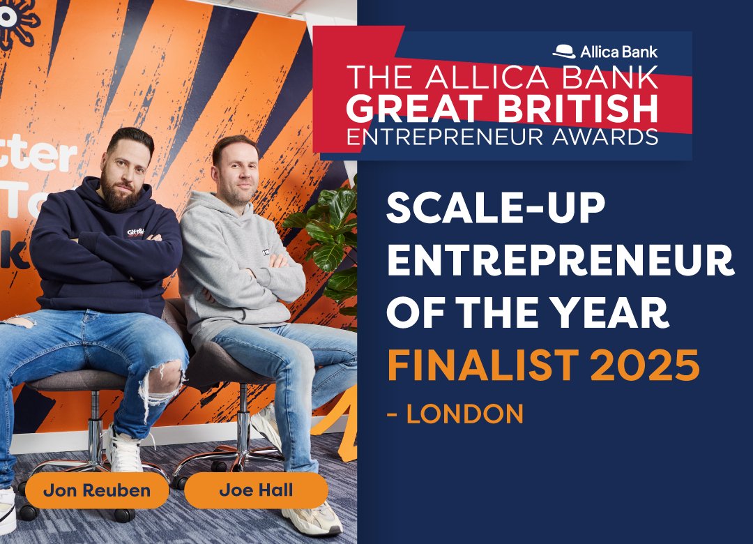 Proud to share that Gift&amp;Go Co-Founders &amp; Co-CEOs Joe Hall and Jon Reuben are London regional finalists in the 2025 <a href="/AllicaBank/">Allica Bank</a>  Great British Entrepreneur Awards - Scale-Up category 🏆

Winners announced in November - stay tuned!

#GBEA2025 #Entrepreneurship #Awards #Finalists
