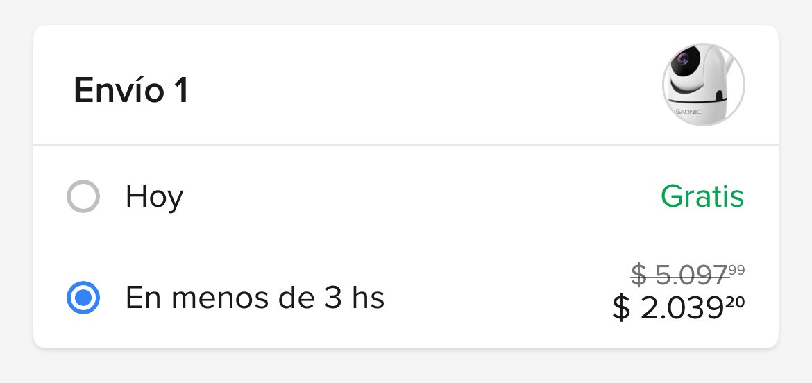 El nivel de logística de ML cada día es mejor, por 2k en menos de 3h el producto en casa.