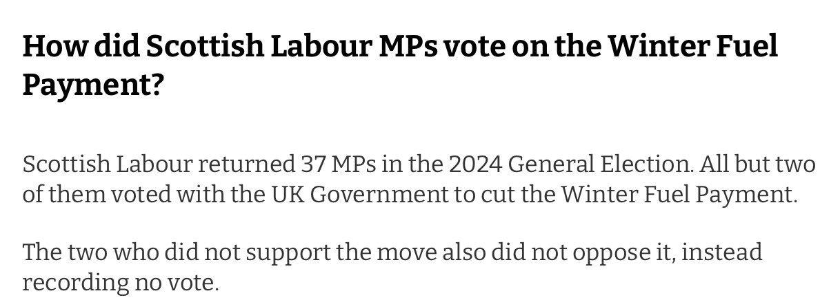 He voted to remove the WFP and Scottish Labour abstained.