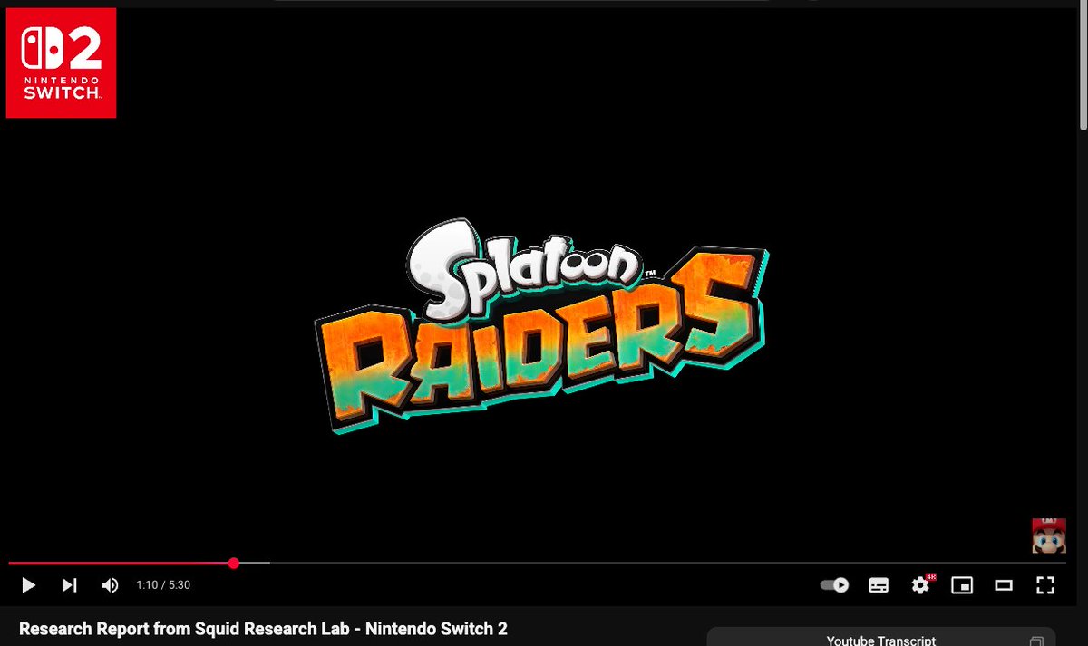 UltraMonge's tweet photo. EITA!!

A Nintendo fez um shadow drop de um jogo spin off de Splatoon chamado:

Splatoon Raiders https://t.co/eQaqGPPxun