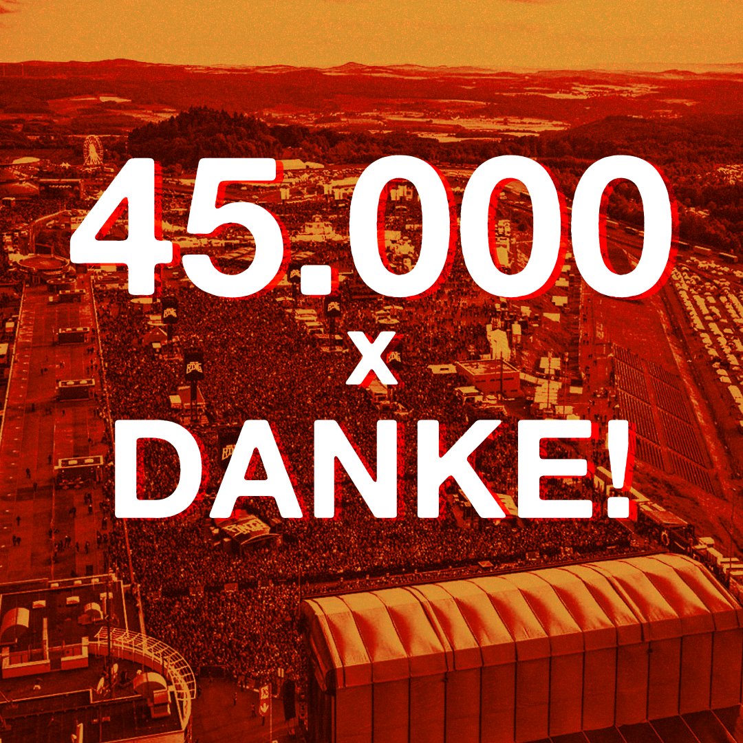 Wir sind überwältigt und dankbar! Über 45.000 Tickets sind innerhalb von 60 Minuten für Rock am Ring 2026 verkauft – ihr seid der absolute Wahnsinn! Rock am Ring 2026 startet jetzt schon mit Gänsehaut ❤️
#RAR2026