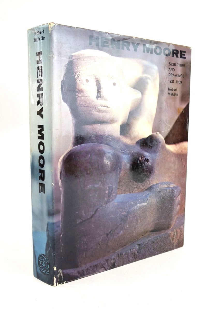 stellarosebooks's tweet photo. HENRY MOORE SCULPTURE AND DRAWINGS 1921-1969 by Robert Melville Illus: Henry Moore
Pub:Thames and Hudson. 1st. 1970
VG condition in a good dustwrapper. Brown cloth with gilt title to spine &amp; vignette to front cover. Colour &amp; b/w photos throughout. 
https://t.co/yggI6A8HVr https://t.co/kAOiDJlL4Y