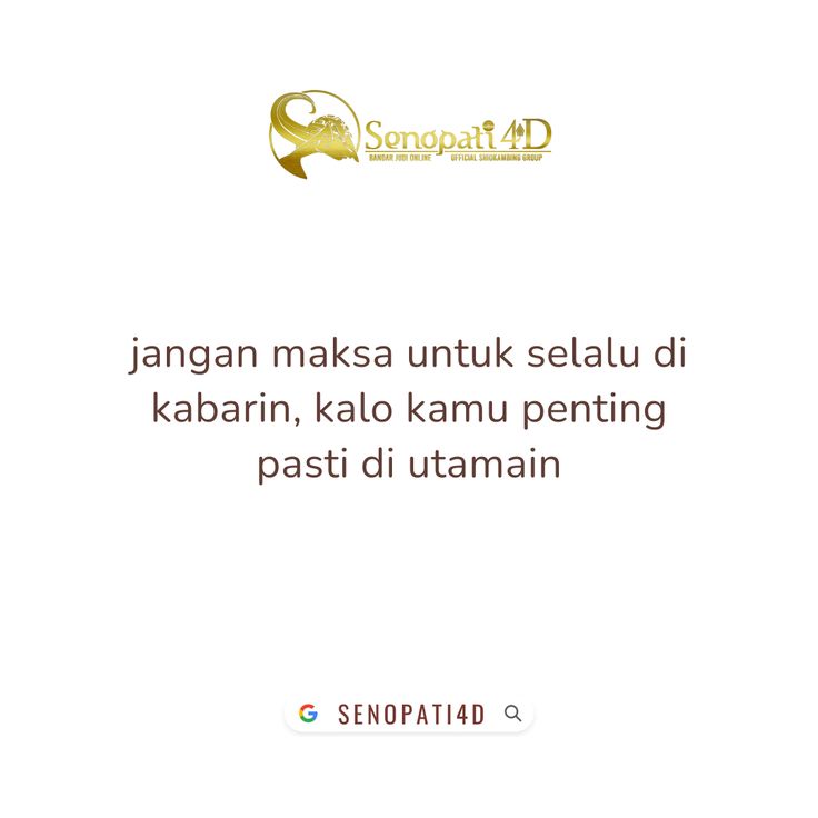seno_partyy's tweet photo. Jangan maksa buat selalu dikabarin. Kalau kamu penting, pasti diutamain. Kalau enggak... yaudah, sadar diri aja bestie 😌📵✨#KnowYourWorth #PriorityMatters #IfTheyWantedToTheyWould #StayChill #DontForceIt #senopati4d #adminseno #wayangwisdom #senoparty https://t.co/ufSjmFLwAx