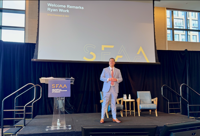 SuretyFidelity's tweet image. SFAA’s 2025 General Session opened with powerful remarks from SFAA leadership. SFAA Chair Michael Keimig, President &amp;amp; CEO of Markel Surety and SFAA President &amp;amp; CEO Ryan Work gave insightful remarks on today’s market.
#2025AnnualMeeting #Surety #SFAA #Leadership #IndustryForward