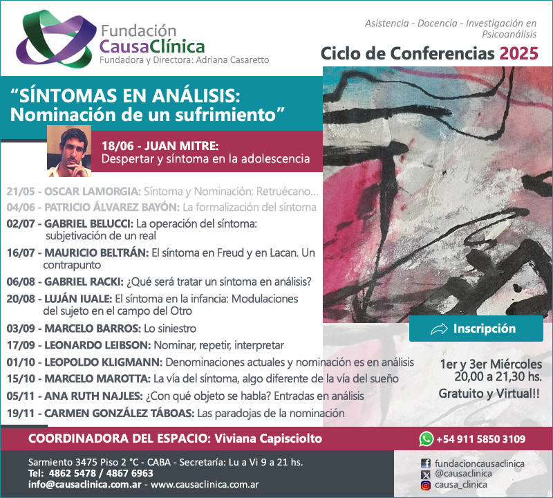 causaclinica's tweet photo. Ciclo de Conferencias 2025 - Juan Mitre  #causaclinica #conferencias2025 #juanmitre https://t.co/PemcAXPmNx