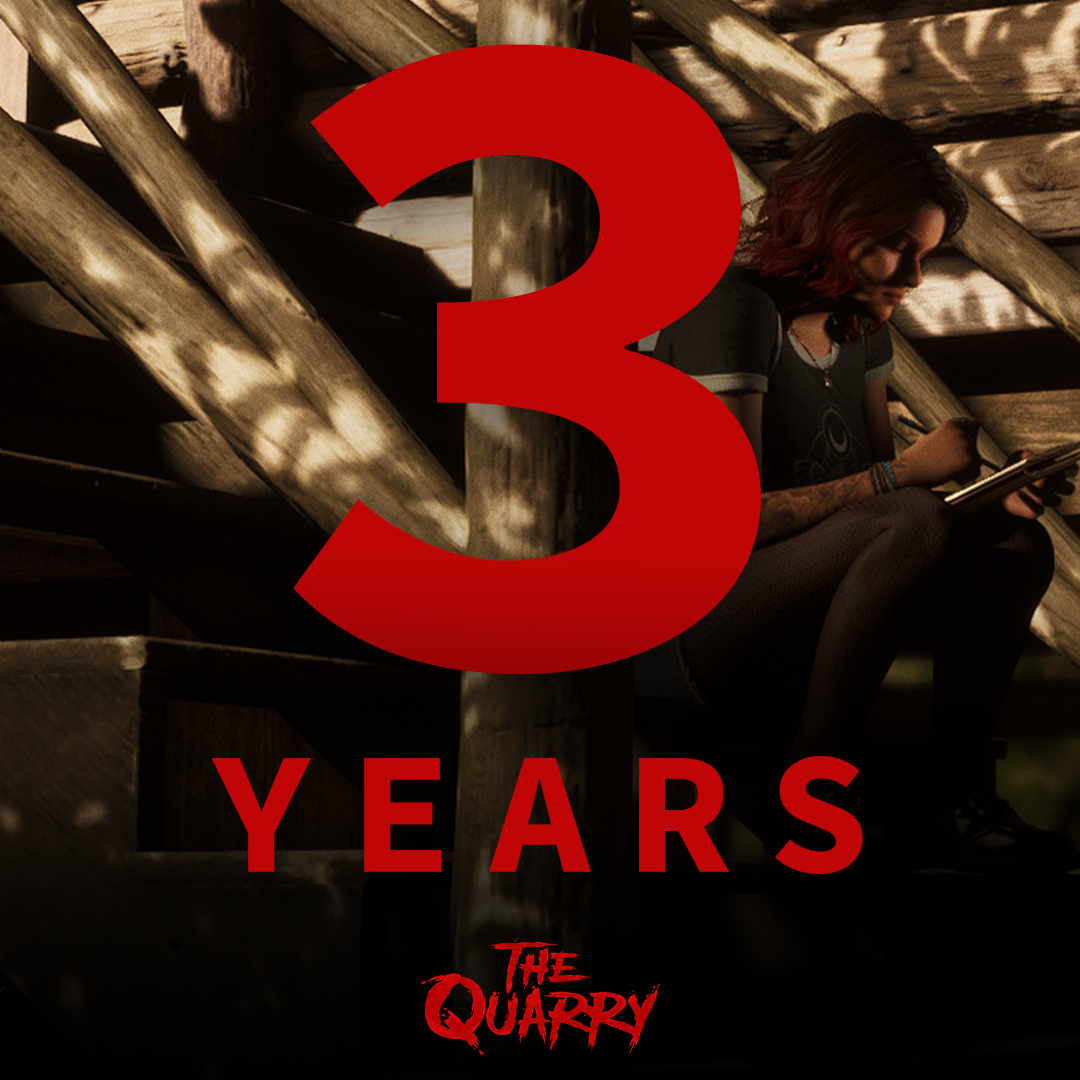 SuperMGames's tweet image. It's been 3 years of The Quarry! Time flies when you're running away from werewolves... 🐺
Tell us - who lived, who died, and who left with their heads and both hands in your playthrough? 😱🏕️