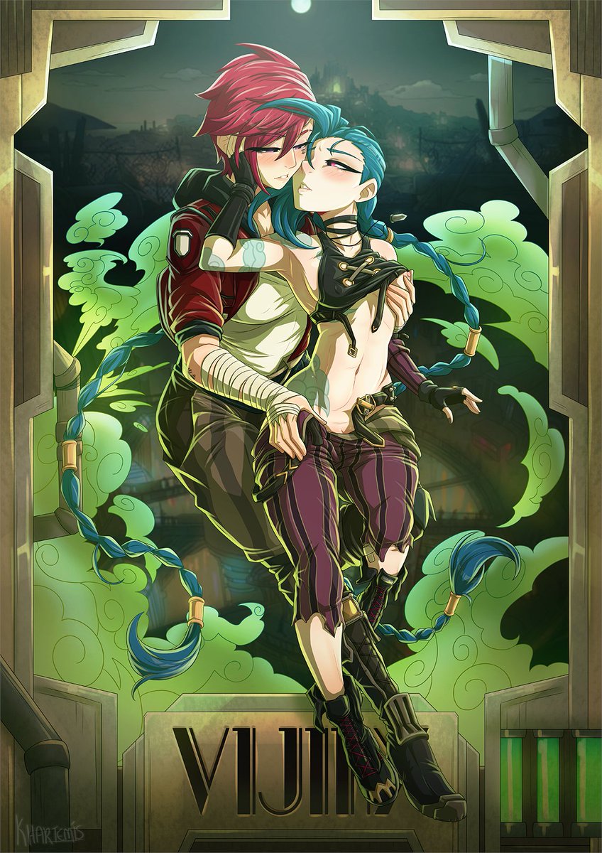 Khartemis2's tweet photo. Vijinx Love! ❤️🩵
Here's my art for the Vijinx Zine!

#arcane https://t.co/DlnAhefrUe