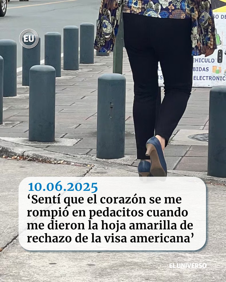 eluniversocom's tweet photo. ‘Sentí que el corazón se me rompió en pedacitos cuando me dieron la hoja amarilla de rechazo de la #visa americana’ https://t.co/1ctPKoQCqy https://t.co/iuDoD2XEPr