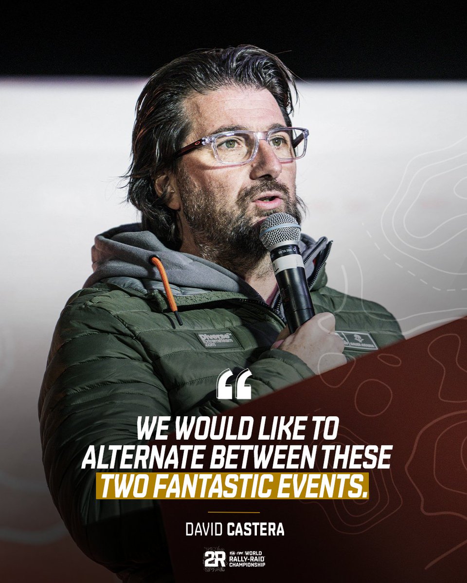 A few words from David Castera about the 2026 calendar 💬👇

"The rotation we sketched out last year will come into play in 2026, as we head back to Argentina following a jaw-dropping edition of the South African Safari Rally. It was a ringing success. We expect the race to