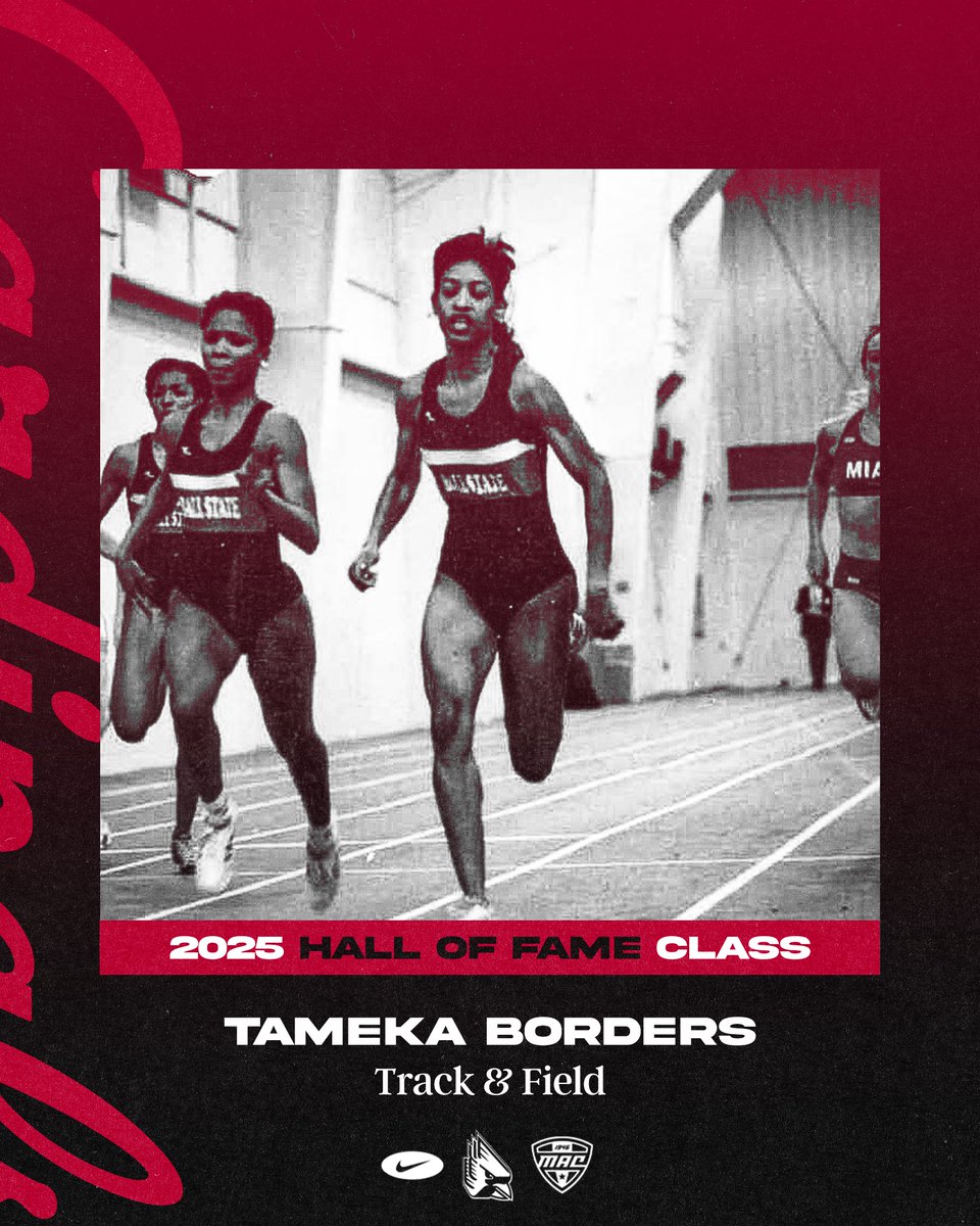Congrats to Tameka Borders on her induction into the Ball State Athletics Hall of Fame‼️‼️‼️