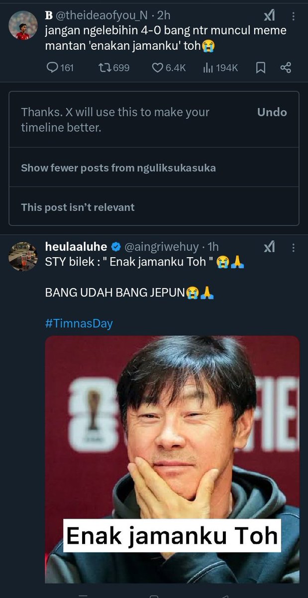 EraldaW's tweet photo. Timingnya wkwkw https://t.co/HsudczoenB