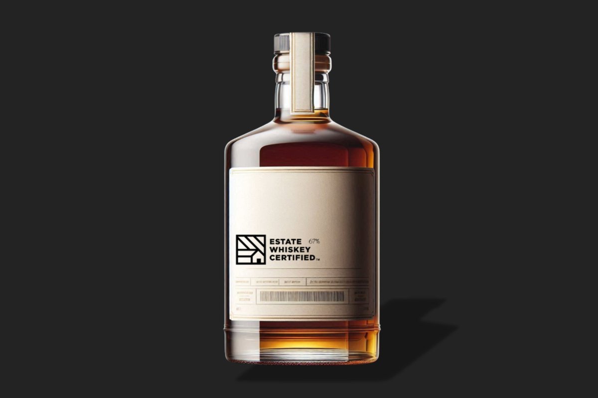 estatewhiskey's tweet photo. The first Estate Whiskey Certified™ products are here! These whiskeys meet strict standards for transparency, sustainability &amp; authenticity, made entirely on estate-owned land. Read more: https://t.co/VWpzUEzkdl https://t.co/FDJeIrlU5M