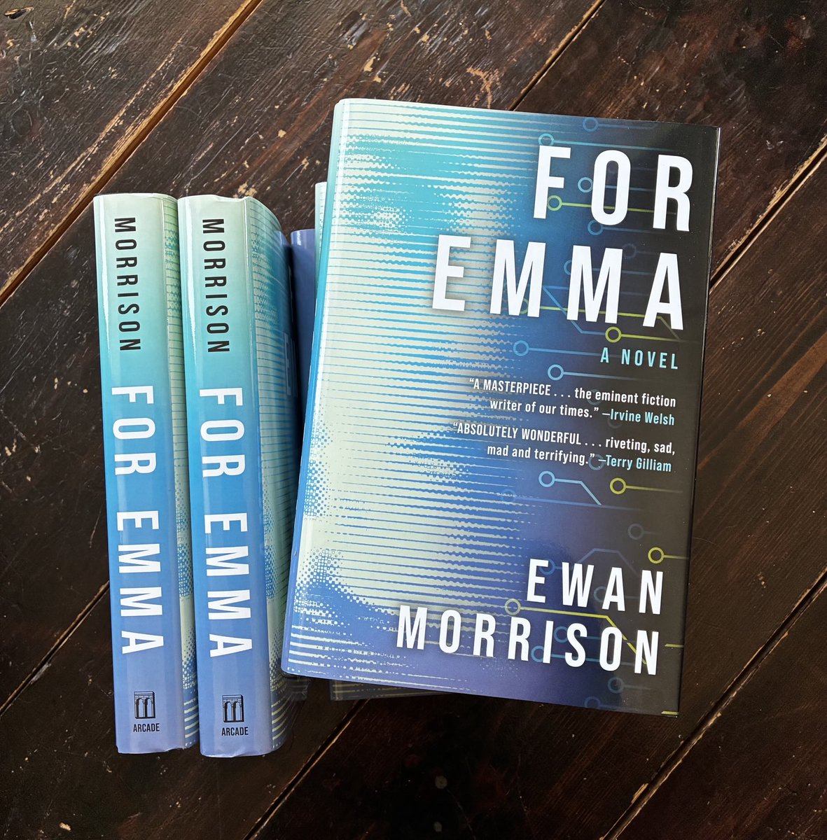 Very excited to see the US edition of my “warning tale” has arrived in the world. It’s also been described as an “anti-transhumanist manifesto”.

For Emma concerns a young woman killed by Big Tech &amp; her father’s fight back. It’s published in one week’s time on 17th of June.