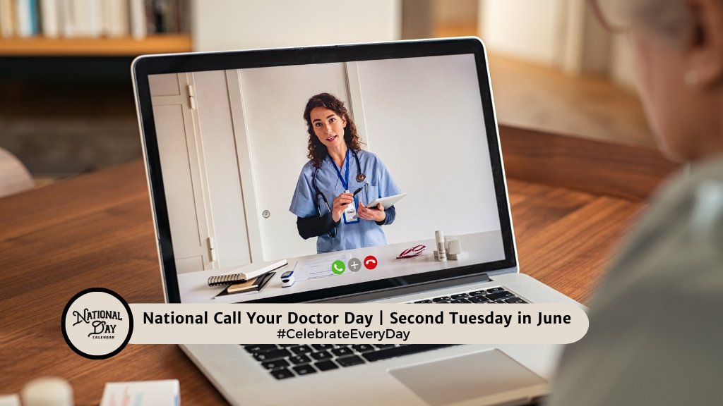 Prevention is powerful—make that appointment today and take care of YOU. 💙 #NationalCallYourDoctorDay

nationaldaycalendar.com/national-day/c… #celebrateeveryday #nationaldaycalendar