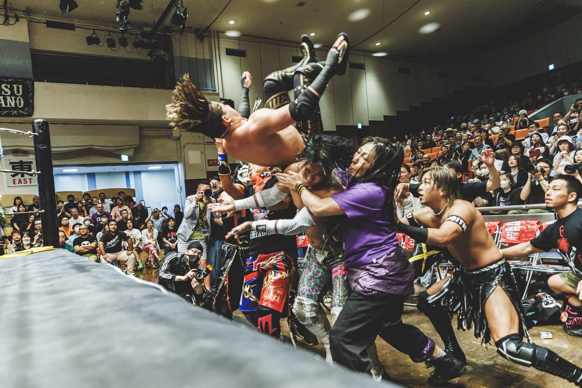 6/6 666後楽園大会　振り返り
【第一試合】Rebel&amp;Enemy対InViDiA
日高郁人 &amp; 山下りな &amp; 木下亨平
vs
神楽 &amp; 政岡純 &amp; ガイア・ホックス
Photoマツモトユウ
#pr666
#onryo30ram20