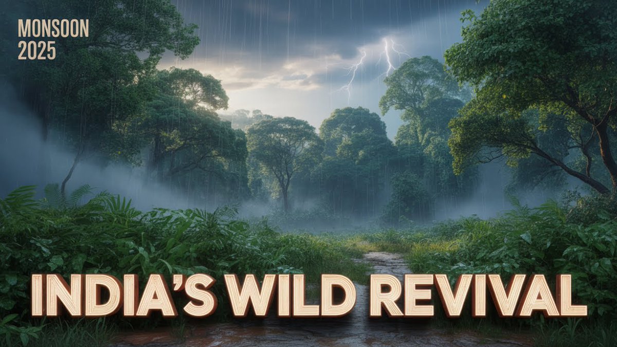 wildpulseexplor's tweet photo. 🌧️ India's Monsoon Magic is here! 🌿
Witness nature’s breathtaking transformation during the rains.
From lush forests to hidden creatures — this is the wild revival you’ve never seen before!

🎥 Watch Now: https://t.co/9vRDb3CvzC
#WildPulseExplorer #Monsoon2025 #IndianWildlife #NatureDocumentary #YouTubeIndia