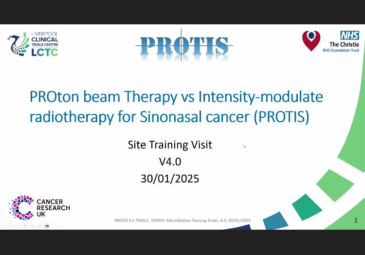 Clare Schilling (@clareschilling) on Twitter photo Site initiation visit today <a href="/uclh/">UCLH</a> for the groundbreaking PROTIS study that will direct treatment for #sinonasalcancer
<a href="/UCL_HNAC/">UCL Head & Neck Academic Centre</a> <a href="/livHeadandNeck/">Liverpool Head & Neck Centre</a> <a href="/TheChristieNHS/">The Christie NHS</a> <a href="/CRUKresearch/">Science and Innovation at Cancer Research UK</a> <a href="/BAHNOOfficial/">BAHNO Head & Neck</a> <a href="/OracleHNCUK/">Oracle Head & Neck Cancer UK</a> <a href="/Dr_JCF/">Jason Fleming</a> Site initiation visit today <a href="/uclh/">UCLH</a> for the groundbreaking PROTIS study that will direct treatment for #sinonasalcancer
<a href="/UCL_HNAC/">UCL Head & Neck Academic Centre</a> <a href="/livHeadandNeck/">Liverpool Head & Neck Centre</a> <a href="/TheChristieNHS/">The Christie NHS</a> <a href="/CRUKresearch/">Science and Innovation at Cancer Research UK</a> <a href="/BAHNOOfficial/">BAHNO Head & Neck</a> <a href="/OracleHNCUK/">Oracle Head & Neck Cancer UK</a> <a href="/Dr_JCF/">Jason Fleming</a>