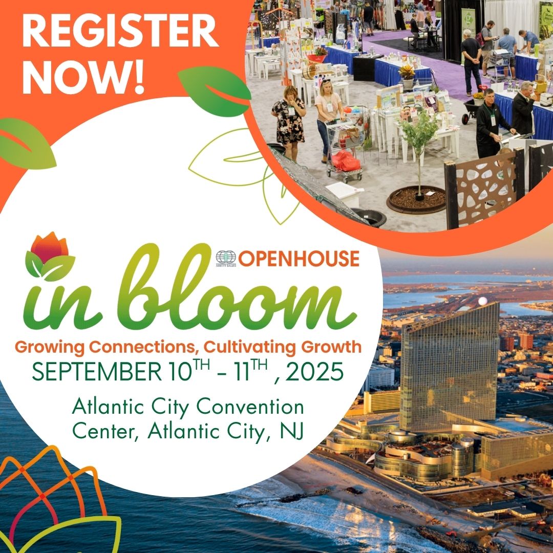 📣 Arett’s Open House – In Bloom returns September 10–11!
Retailers and vendors: Don’t miss early buying opportunities, trend forecasting, and exclusive show specials.
🎟️ Registration now open. Let’s shape the future of lawn &amp; garden retail—together.

arettopenhouse.com
