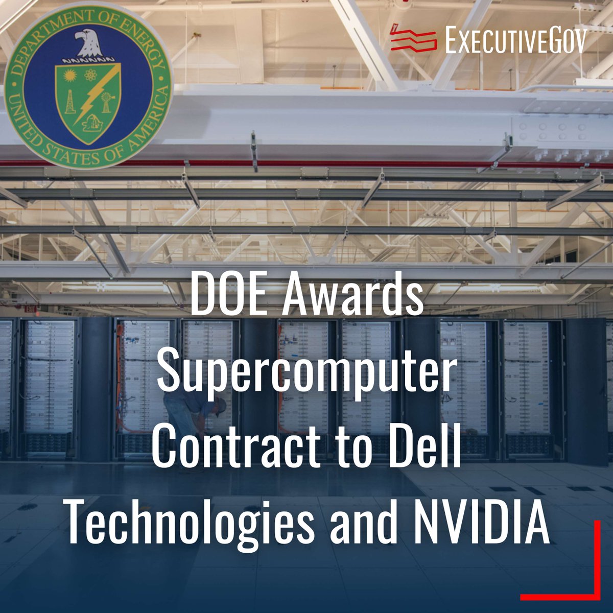 ExecutiveGov's tweet photo. DOE’s new Doudna supercomputer, developed by Dell Technologies and NVIDIA, will empower scientists to tackle the biggest scientific challenges.
Read more about this supercomputing development: https://t.co/2i1CUDzUDG
--
#DellTechnologies #NVDIA #Doudna
Photo from: Berkeley Lab https://t.co/F72N2bO9Jx