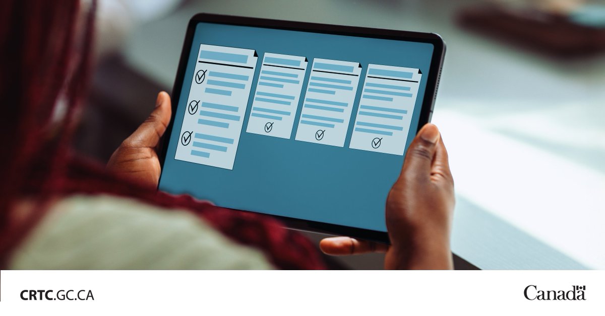 CRTCeng (@crtceng) on Twitter photo Our public hearing on making it easier for consumers to shop for Internet services is live.
Tune in with us & follow <a href="/CRTCHearings/">CRTC Hearings</a> for more.
🔗 crtc.gc.ca/eng/home-accue… Our public hearing on making it easier for consumers to shop for Internet services is live.
Tune in with us & follow <a href="/CRTCHearings/">CRTC Hearings</a> for more.
🔗 crtc.gc.ca/eng/home-accue…