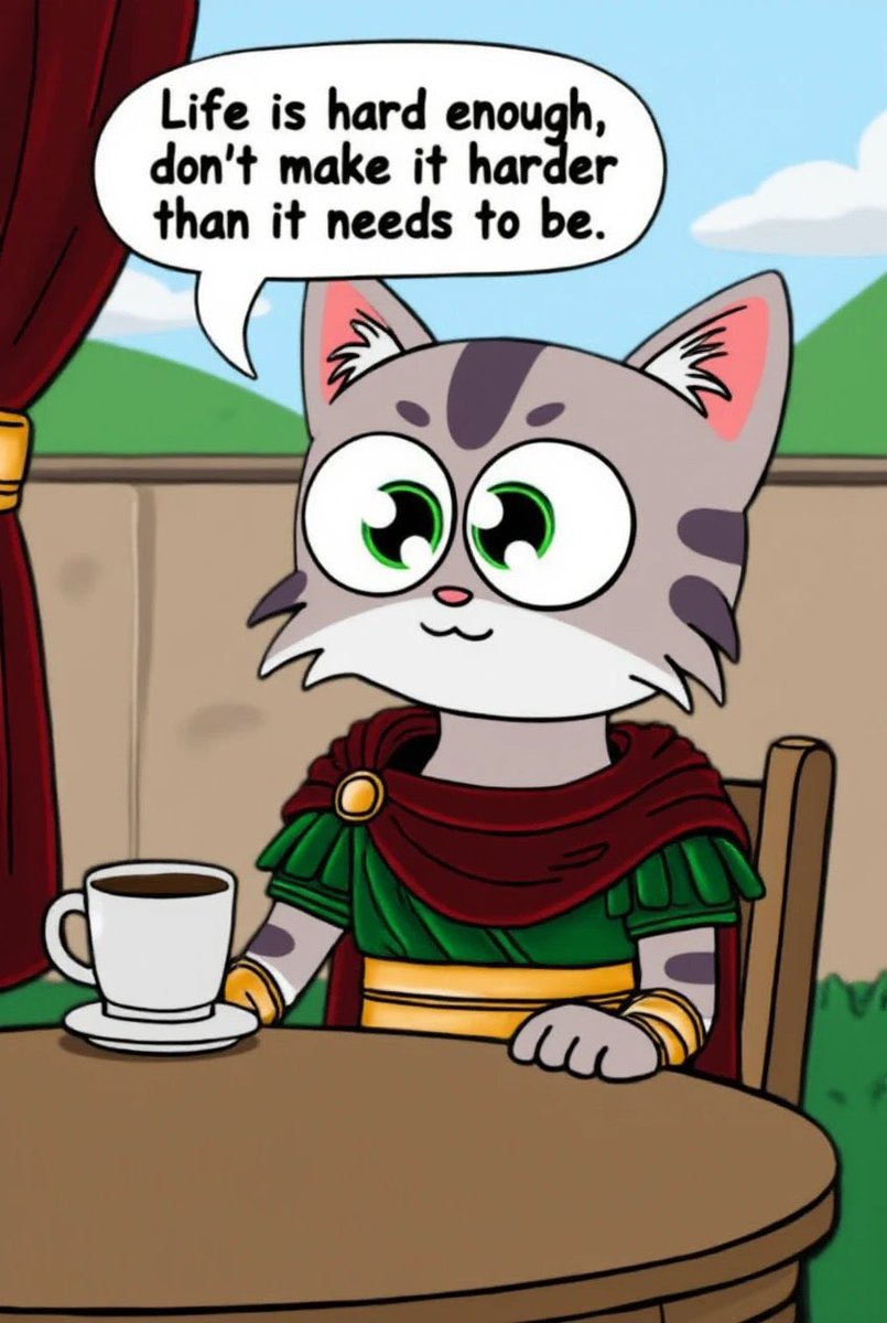 Ⱥdrian.algo (@adyx1337) on Twitter photo Good morning #algofam ☕☕
"Life is hard enough, don't make it harder than it needs to be."
Love that quote from my friend <a href="/MarcusFurrelius/">Marcus Furrelius</a>
$ALGO Good morning #algofam ☕☕
"Life is hard enough, don't make it harder than it needs to be."
Love that quote from my friend <a href="/MarcusFurrelius/">Marcus Furrelius</a>
$ALGO