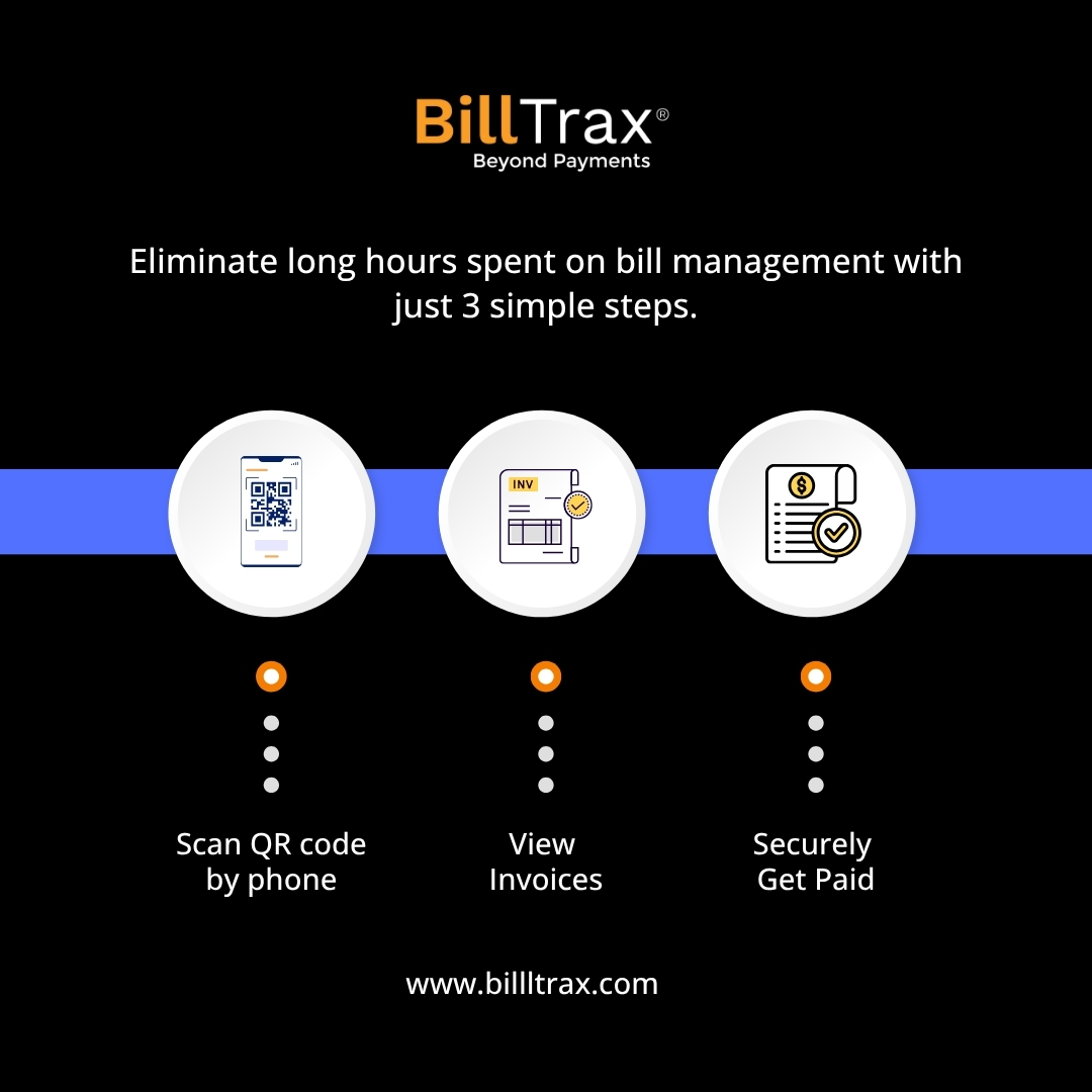 BESTDIGITALSOL1's tweet photo. When everything else is smart, why is bill payment still stuck in 2005?
Manage bills in just 3 simple steps with #billtrax

#DigitalDilemma #DoBetter #bill #taxes #QRcode https://t.co/U0hV6jVhN3