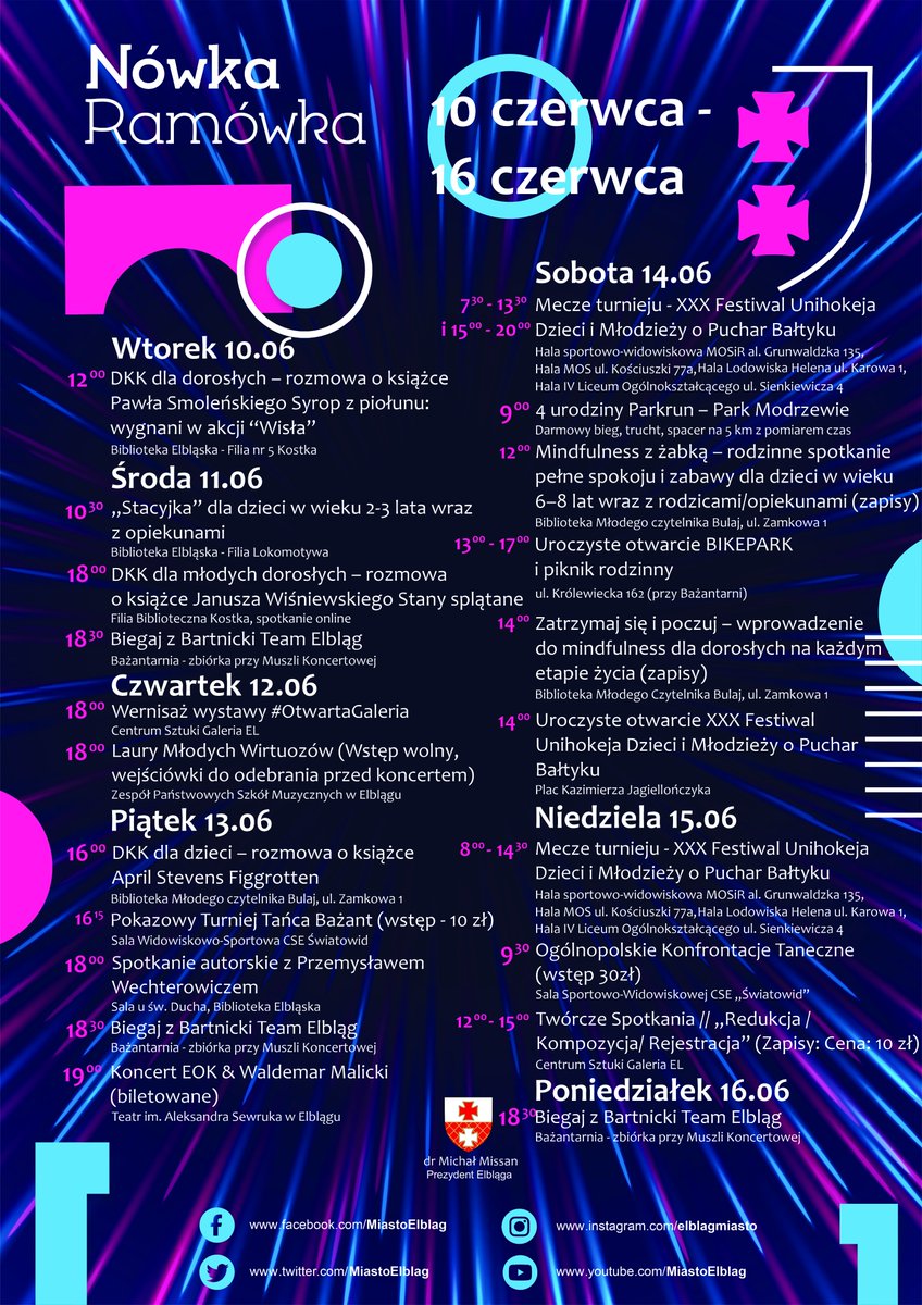 Co ciekawego dzieje się w tym tygodniu w mieście? Koniecznie sprawdźcie 👇

#Elbląg #MiastoElbląg #CodziejesięwElblągu