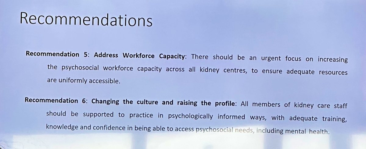 Dr Kristina Newman (@knewmanphd) on Twitter photo Recommendations from the MOODMAPS study led by <a href="/JoeChilcot/">Joe Chilcot</a> #UKKW25
1. Funding for high quality trials
2. Routine assessment
3. Standardised care pathway
4. Empower the community
5. Workforce capacity
6. Culture and profile Recommendations from the MOODMAPS study led by <a href="/JoeChilcot/">Joe Chilcot</a> #UKKW25
1. Funding for high quality trials
2. Routine assessment
3. Standardised care pathway
4. Empower the community
5. Workforce capacity
6. Culture and profile