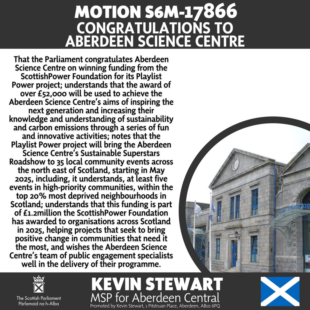 Office of Kevin Stewart MSP tweet media