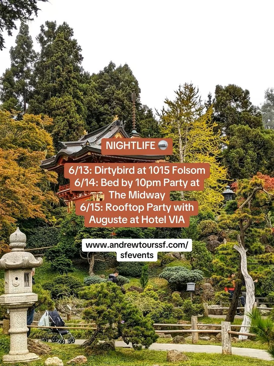 Andrew Tours SF (@andrewtourssf) on Twitter photo #SanFrancisco events this week 6/9-6/15 ! I post my SF Events list every Monday on my socials and website 😊 andrewtourssf.com/sfevents #SanFrancisco events this week 6/9-6/15 ! I post my SF Events list every Monday on my socials and website 😊 andrewtourssf.com/sfevents