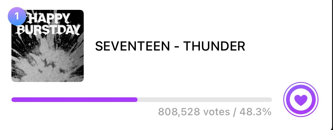 caratdeul!!! vote for seventeen now on mubeat 💜

we're so close to being #2 😭

🔗mubeat.applink.info/lto9aVyL3j