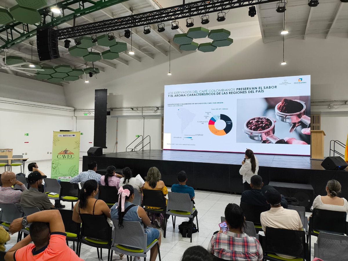 Ayer tuvimos en #Neiva nuestro primer intercambio de experiencias cafeteras: Negociación y acuerdos justos,  proyecto #CAVEC Cadenas Verdes de Café Colombiano. Un espacio de reflexión colectiva sobre oportunidades y retos existentes en los procesos de exportación de café.