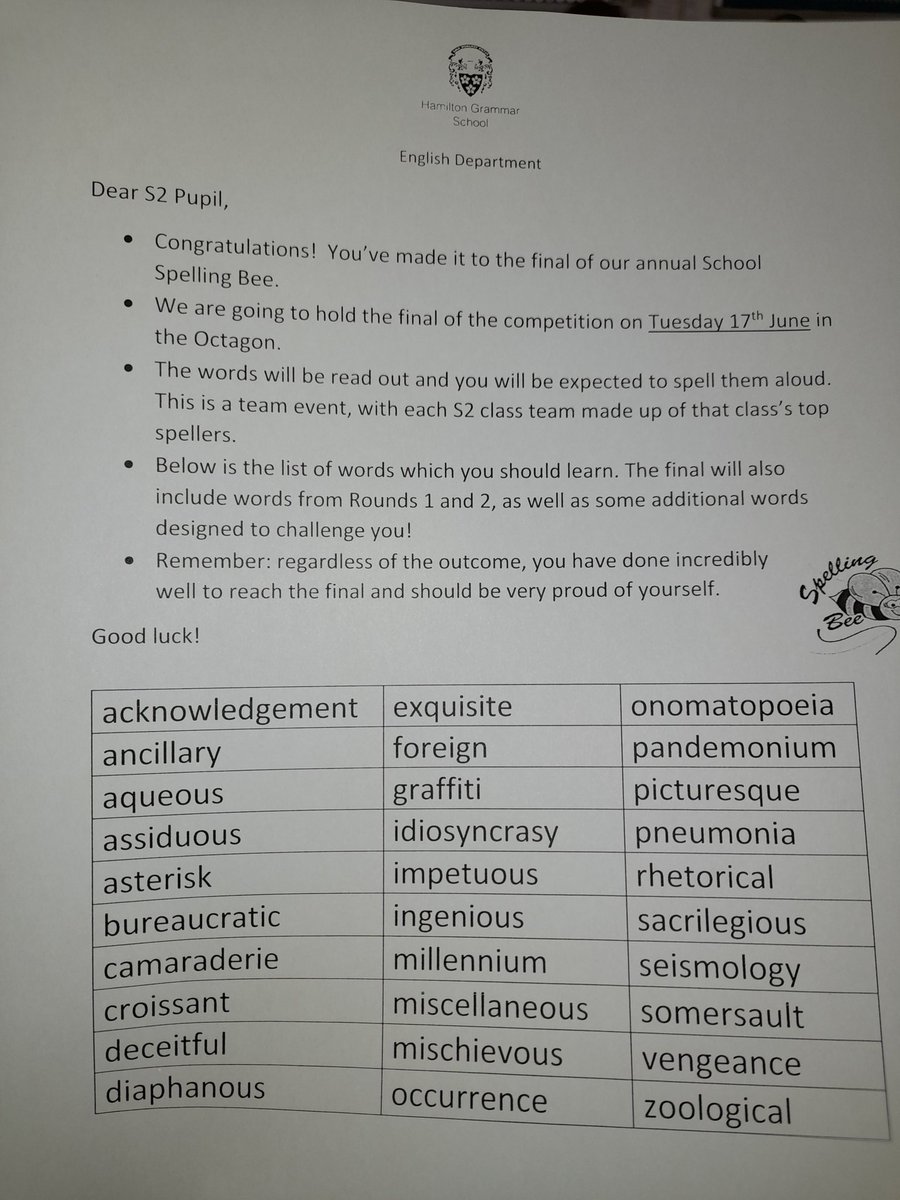 Hamilton Grammar English & Media tweet media